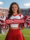 Custom Cheer Stick Sign With Pom Poms Game Day Signs Sport Mom Sign